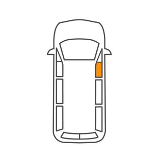 CITROEN C 8 RECHTE VORDERE KURBELSCHEIBE, BJ 02- GRÜN-SOLAR